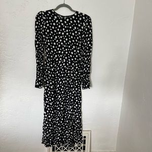 Reformation polka-dot maxi dress size 6